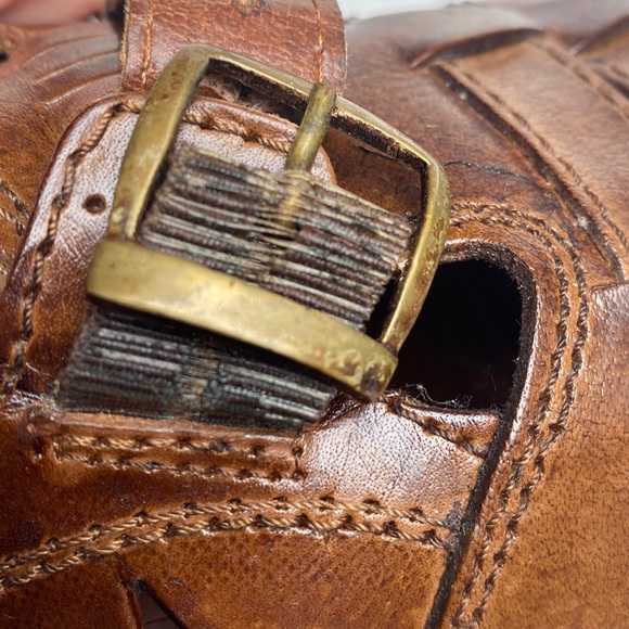 NWOT Vintage Leather Fisherman's Sandals - Picture 12 of 14